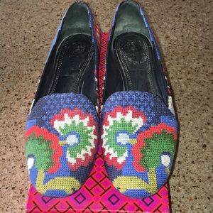 Tory Burch Sadie needlepoint loafer